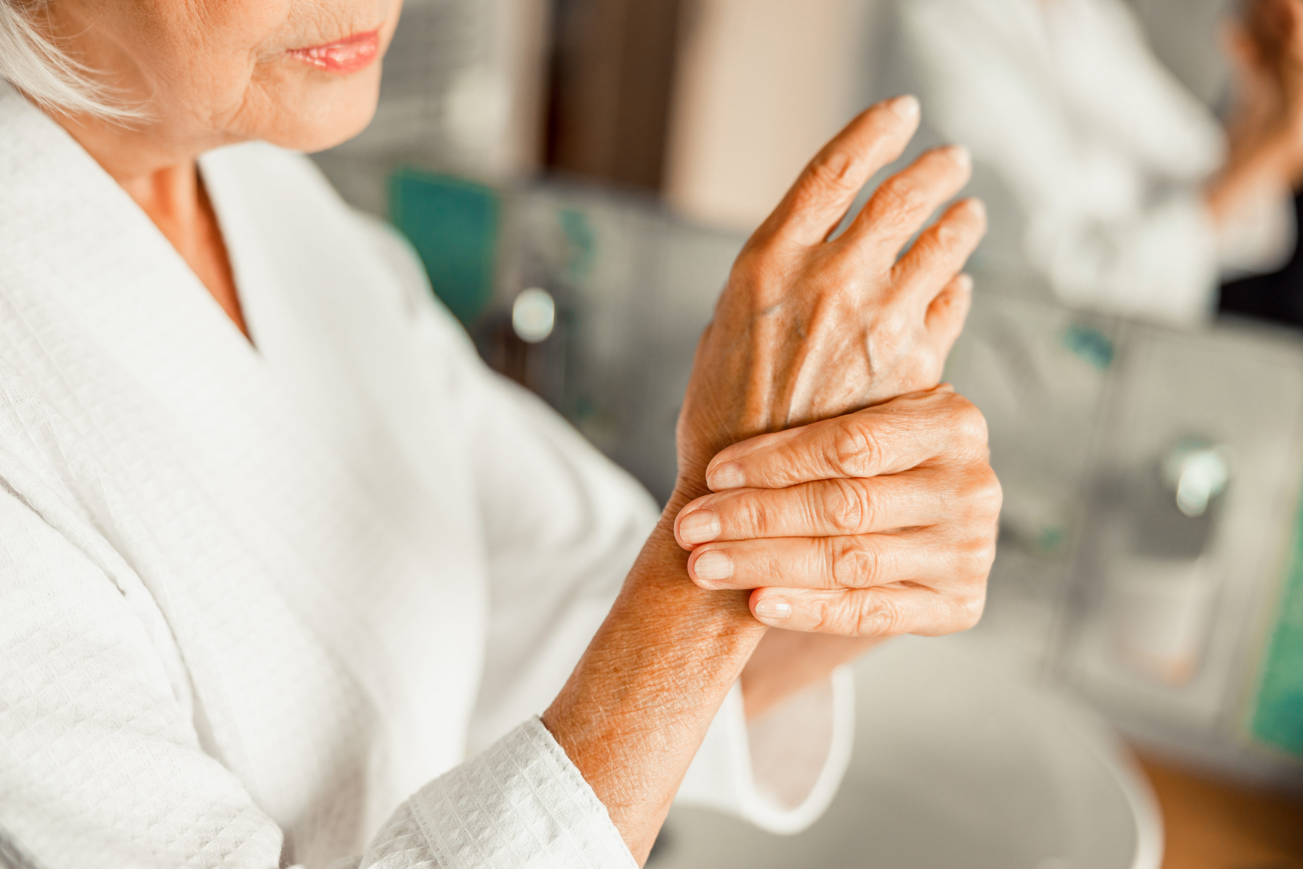 Hand Rejuvenation - Older Woman's Hands